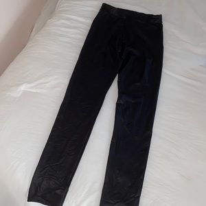 Calzedonia Black Leather Pants (New with tags)